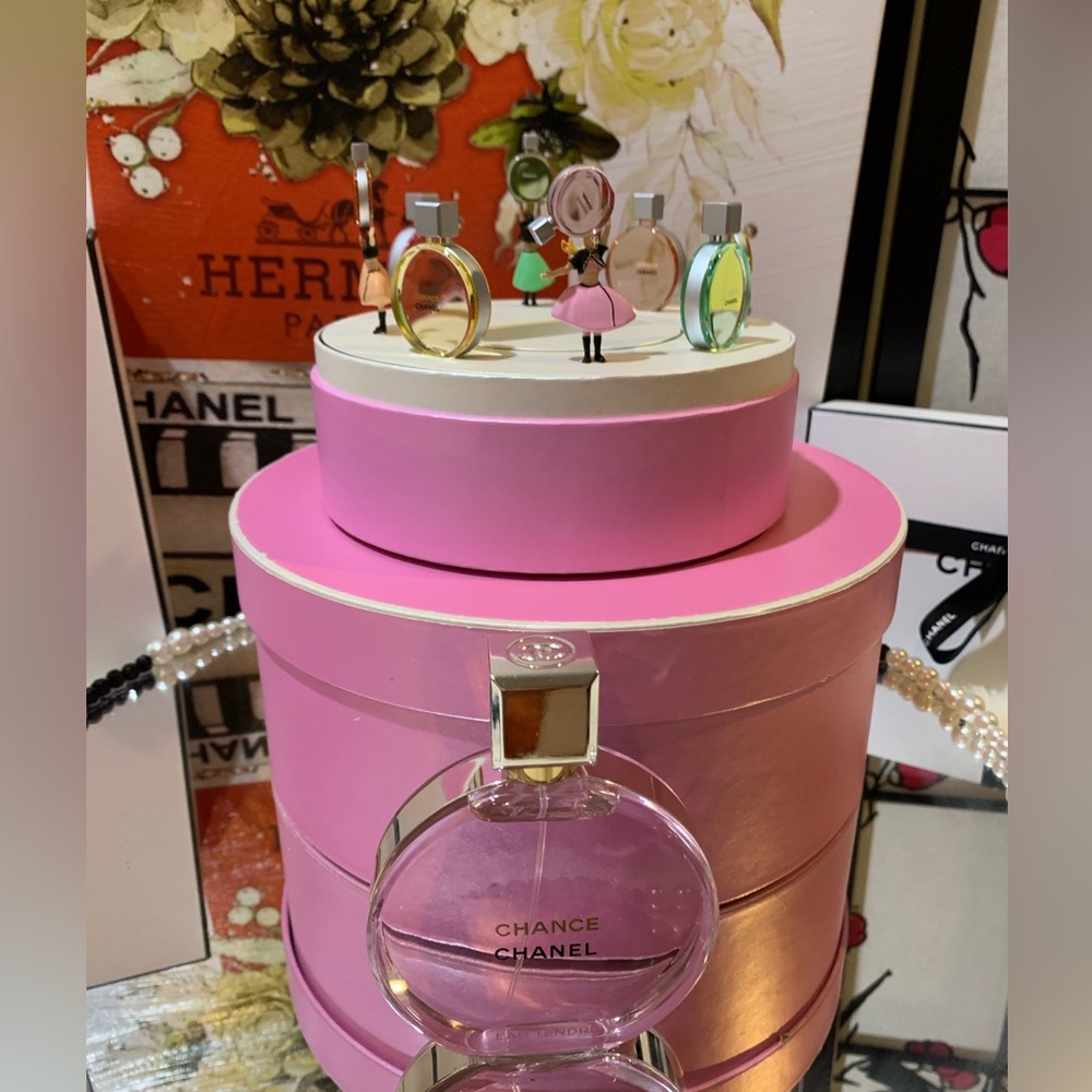 WOW!😍CHANEL CHANCE EAU TENDRE musical box.Extremely RARE /from CHANEL 2022‼️